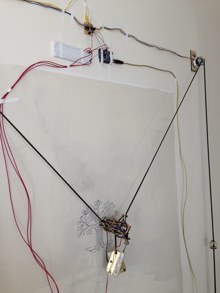 First prototype of the vPlotter